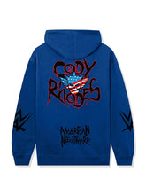 Anti Social Social Club x WWE American Nightmare Hoodie Blue